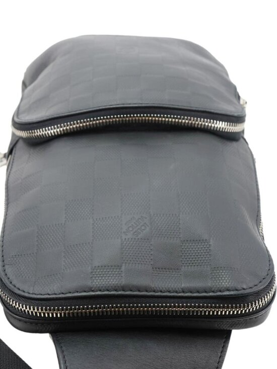 Louis Vuitton  Avenue Sling Damier Infini Leather Backpack Bag Black main image 6